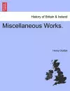 Miscellaneous Works. cover