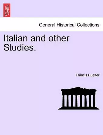 Italian and Other Studies. cover