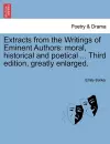 Extracts from the Writings of Eminent Authors cover