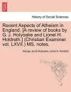 Recent Aspects of Atheism in England. [a Review of Books by G. J. Holyoake and Lionel H. Holdreth.] (Christian Examiner. Vol. LXVII.) Ms. Notes. cover