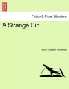 A Strange Sin. cover