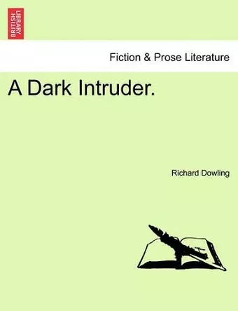 A Dark Intruder. cover