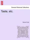 Taste, Etc. cover