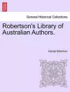 Robertson's Library of Australian Authors. cover
