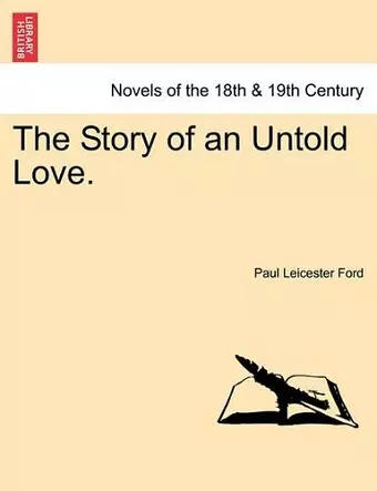 The Story of an Untold Love. cover