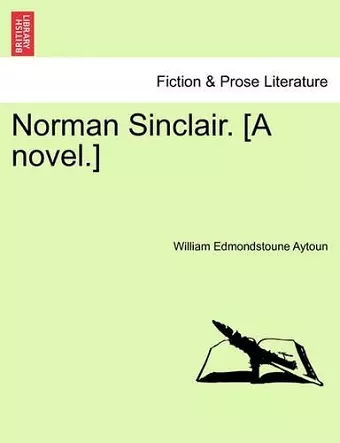 Norman Sinclair. [a Novel.] cover