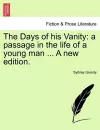 The Days of His Vanity cover