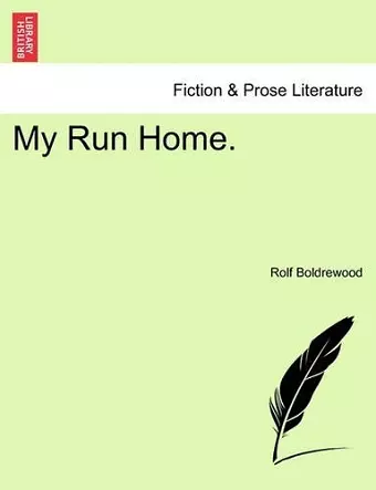My Run Home. cover