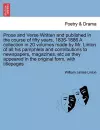 Prose and Verse Written and Published in the Course of Fifty Years, 1836-1886 a Collection in 20 Volumes Made by Mr. Linton of All His Pamphlets and Contributions to Newspapers, Magazines, Etc as They Appeared in the Original Form, with Titlepages cover