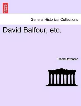 David Balfour, Etc. cover