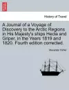 A Journal of a Voyage of Discovery to the Arctic Regions in His Majesty's Ships Hecla and Griper, in the Years 1819 and 1820. Fourth Edition Corrected. cover