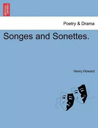 Songes and Sonettes. cover