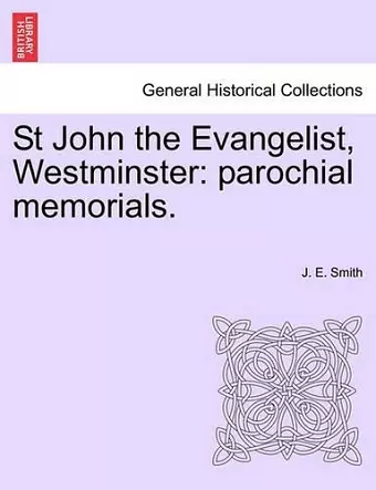 St John the Evangelist, Westminster cover