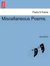 Miscellaneous Poems. cover