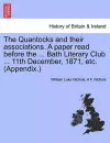 The Quantocks and Their Associations. a Paper Read Before the ... Bath Literary Club ... 11th December, 1871, Etc. (Appendix.) cover