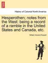 Hesperothen; Notes from the West cover