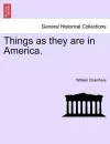 Things as They Are in America. cover