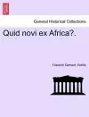 Quid Novi Ex Africa?. cover