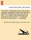 The Works of Alexander Pope. New Edition. Including Unpublished Letters and Other New Materials. Collected in Part by the Late Rt. Hon. J. W. Croker. cover