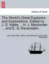 The World's Great Explorers and Explorations. Edited by J. S. Keltie ... H. J. Mackinder ... and E. G. Ravenstein. Palestine. cover