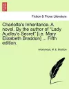 Charlotte's Inheritance. a Novel. by the Author of Lady Audley's Secret [I.E. Mary Elizabeth Braddon] ... Fifth Edition. Vol. II cover