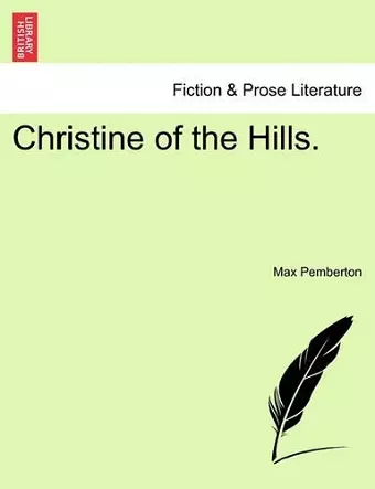 Christine of the Hills. cover