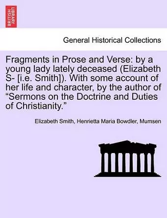 Fragments in Prose and Verse cover