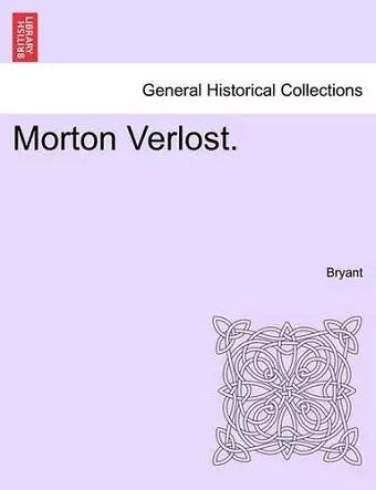 Morton Verlost. cover