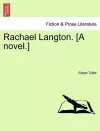 Rachael Langton. [A Novel.] cover