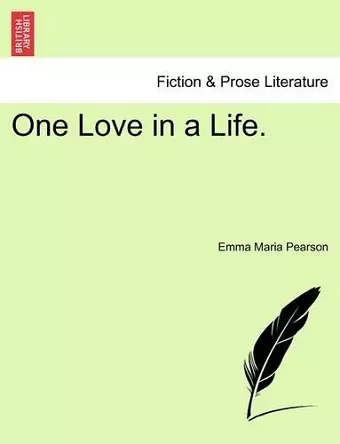 One Love in a Life. cover