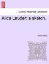 Alice Lauder cover