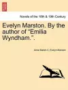 Evelyn Marston. by the Author of Emilia Wyndham.. cover