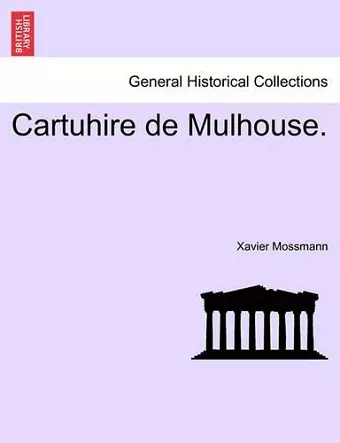 Cartuhire de Mulhouse. cover