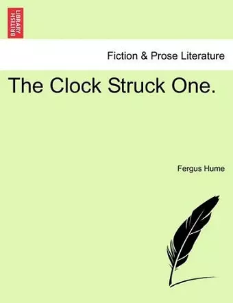 The Clock Struck One. cover