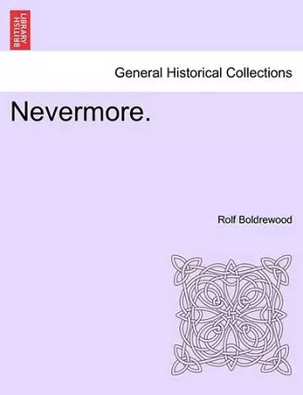 Nevermore. cover