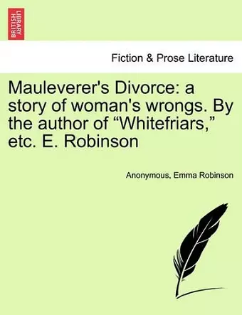 Mauleverer's Divorce cover