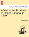 A Visit to the Province of Upper Canada, in 1819 cover