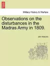 Observations on the Disturbances in the Madras Army in 1809. Part II. cover