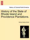 History of the State of Rhode Island and Providence Plantations. cover