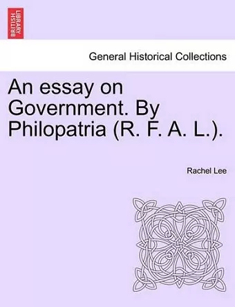 An Essay on Government cover