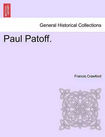 Paul Patoff. cover