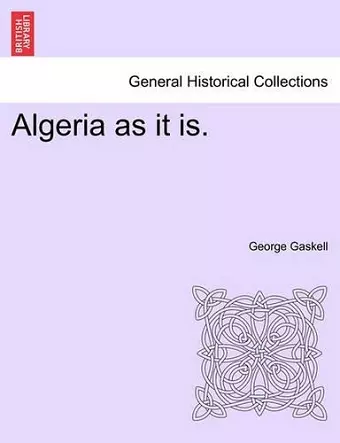 Algeria as It Is. cover