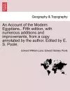 An Account of the Modern Egyptians.. Fifth edition, with numerous additions and improvements, from a copy annotated by the author. Edited by E. S. Poole. cover
