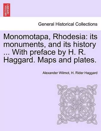 Monomotapa, Rhodesia cover