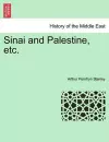 Sinai and Palestine, etc. cover