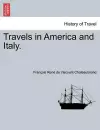 Travels in America and Italy. cover