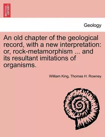 An Old Chapter of the Geological Record, with a New Interpretation cover