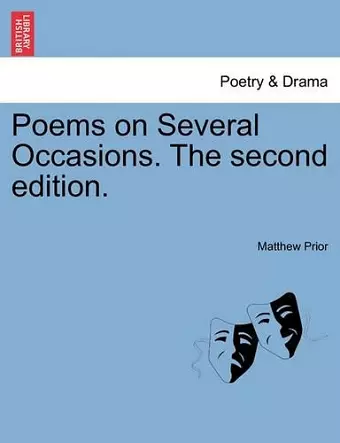 Poems on Several Occasions. the Second Edition. cover