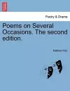 Poems on Several Occasions. the Second Edition. cover