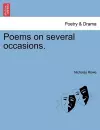 Poems on Several Occasions. cover